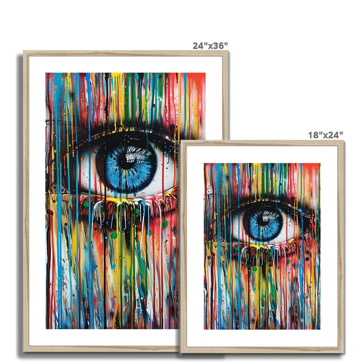 Eye For Eye Framed & Mounted Print