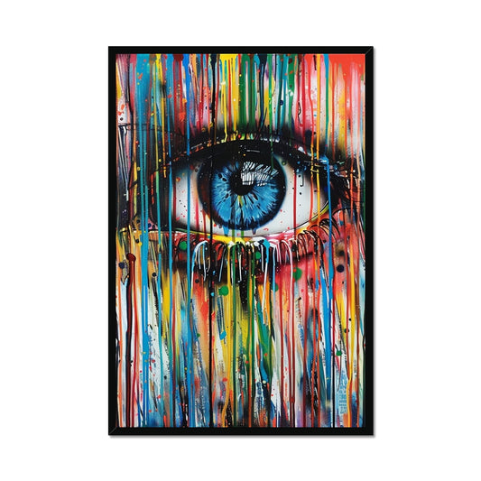 Eye For Eye Framed Print