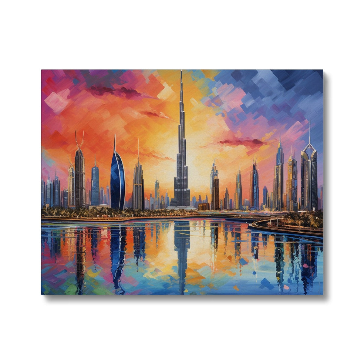 Downtown, Dubai Canvas