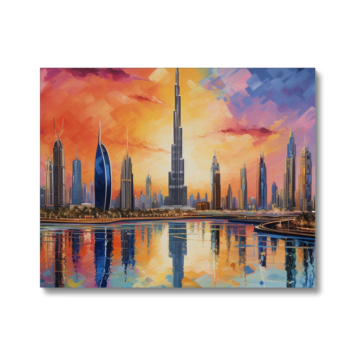 Downtown, Dubai Canvas