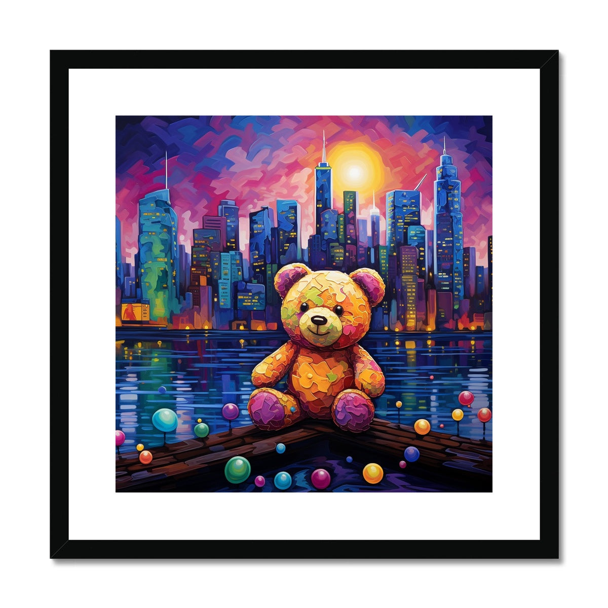 Skyline Attraction: Limited Edition Framed & Mounted Print