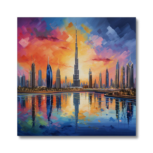 Downtown, Dubai Canvas