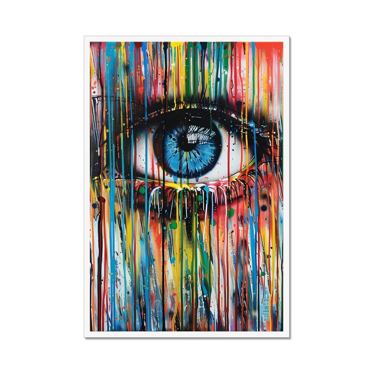 Eye For Eye Framed Print