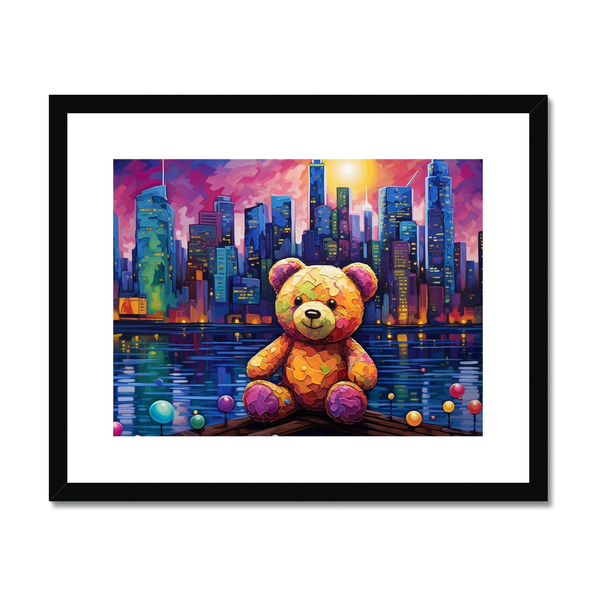Skyline Attraction: Limited Edition Framed & Mounted Print