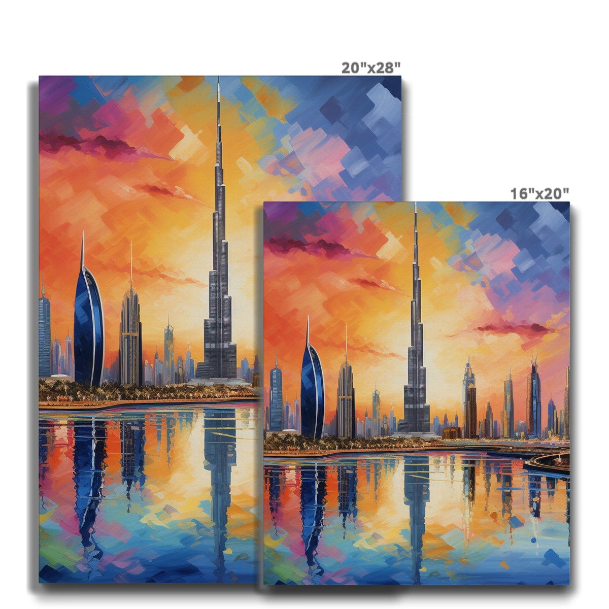 Downtown, Dubai Canvas