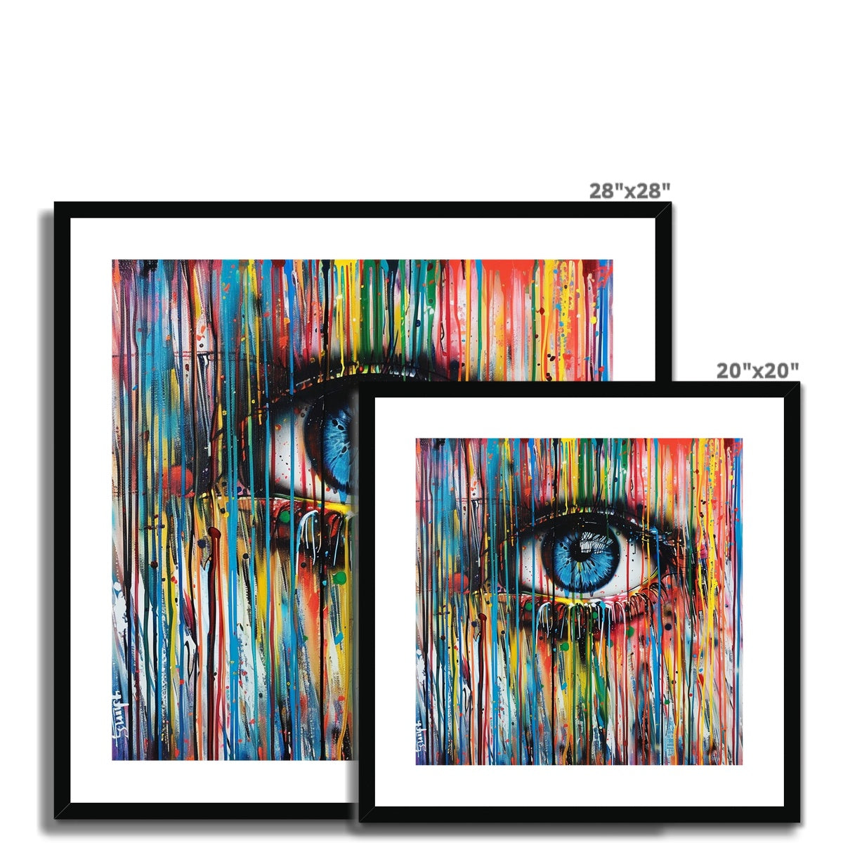 Eye For Eye Framed & Mounted Print