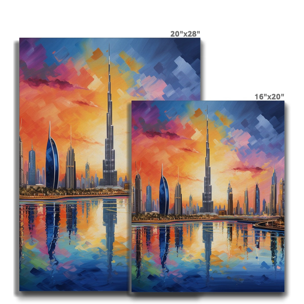 Downtown, Dubai Canvas