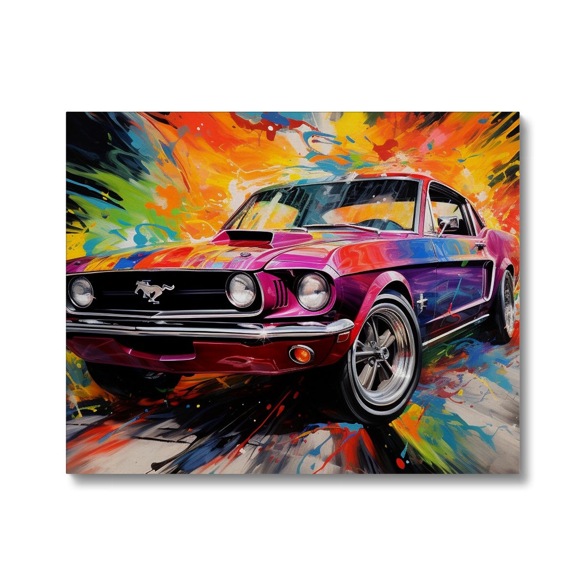 Mustang Mess Canvas