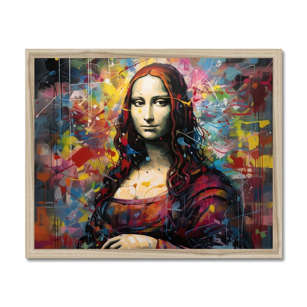 Mona Lisa Meets "Just Stop Oil": Limited Edition Framed Print