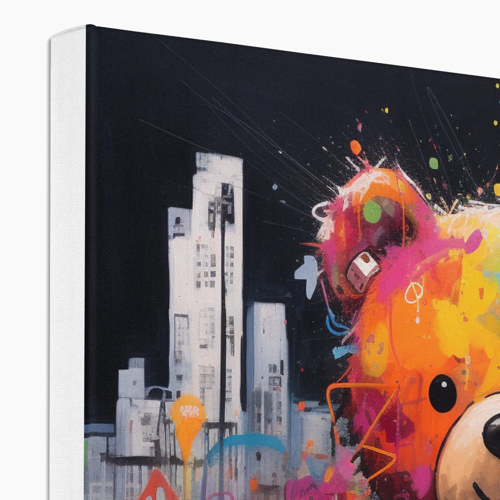 Abstract Teddy: Limited Edition Canvas