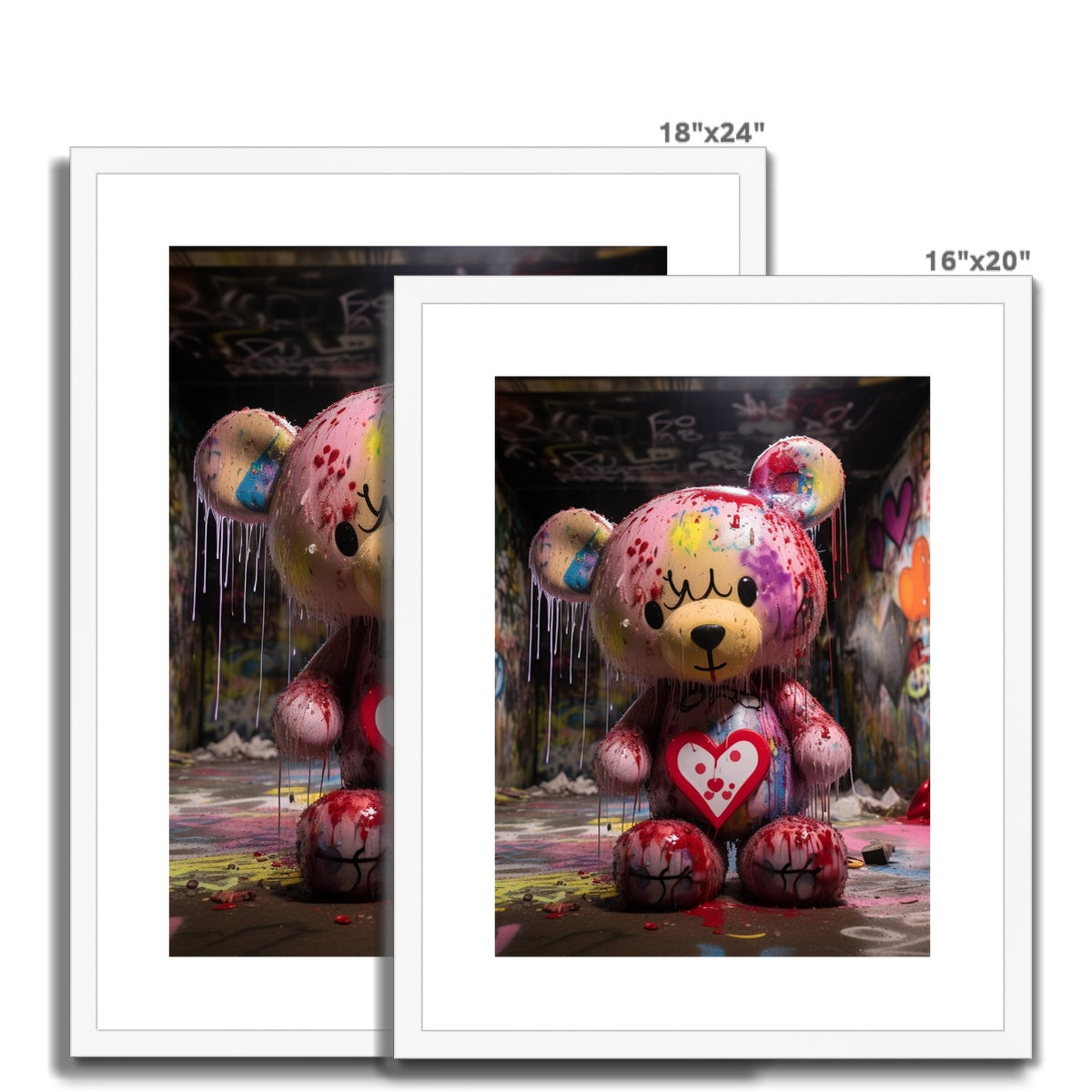 Teddy Got Drip: Limited Edition Framed & Mounted Print