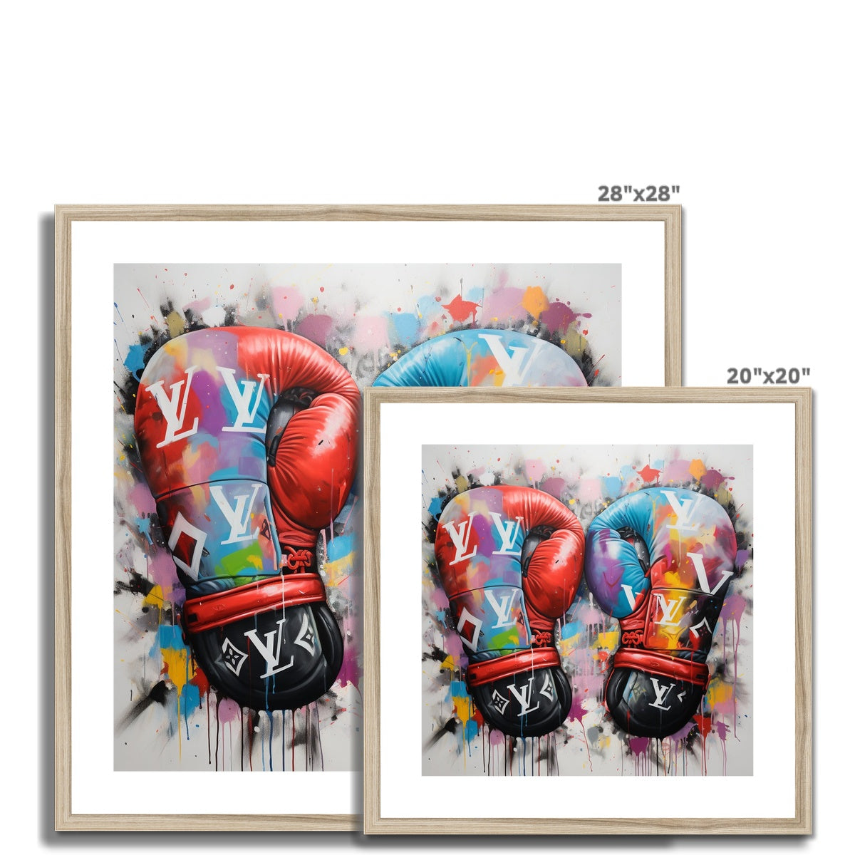 And Coming Into The Ring Framed & Mounted Print