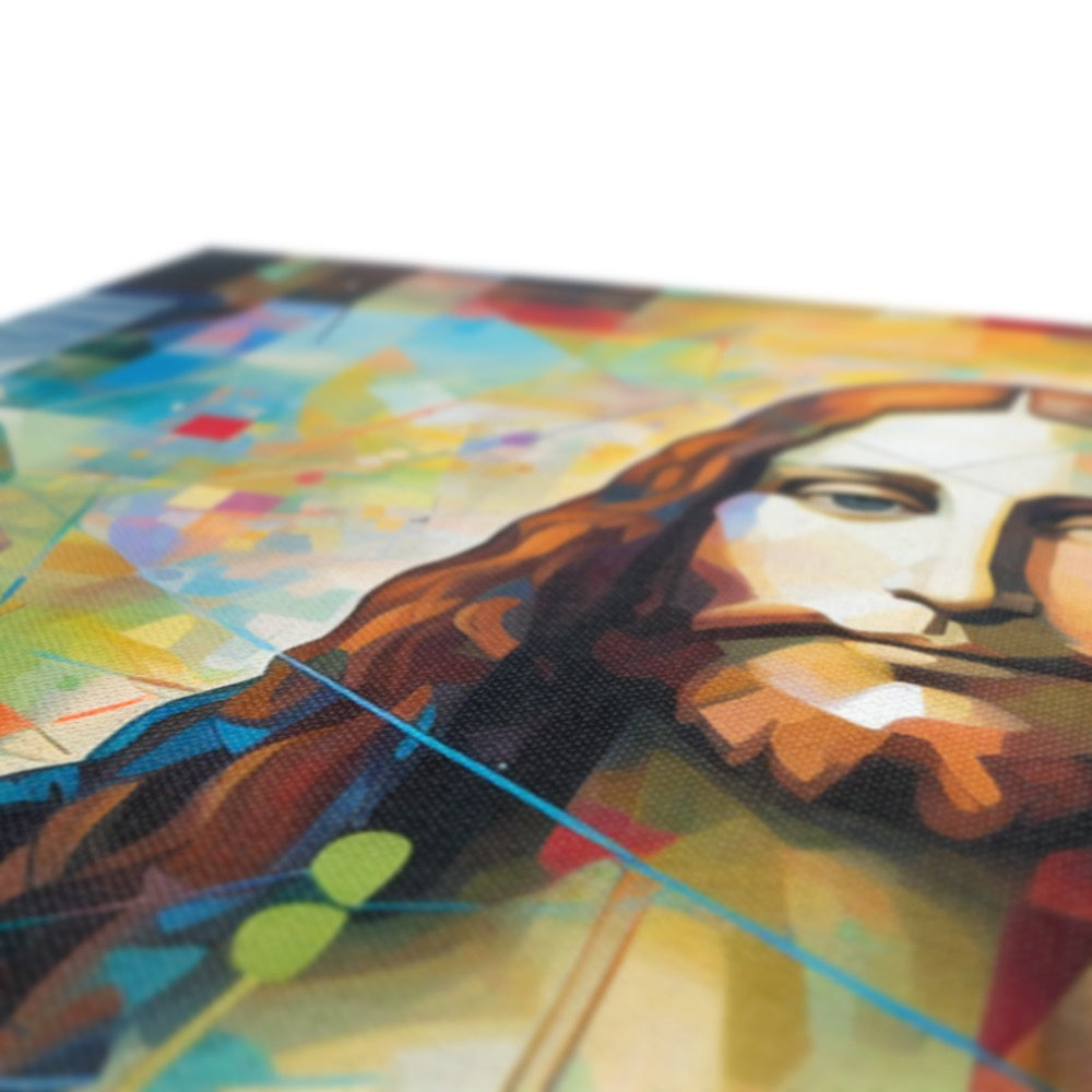 Jesus Walks: Mona Lisa Limited Edition Canvas