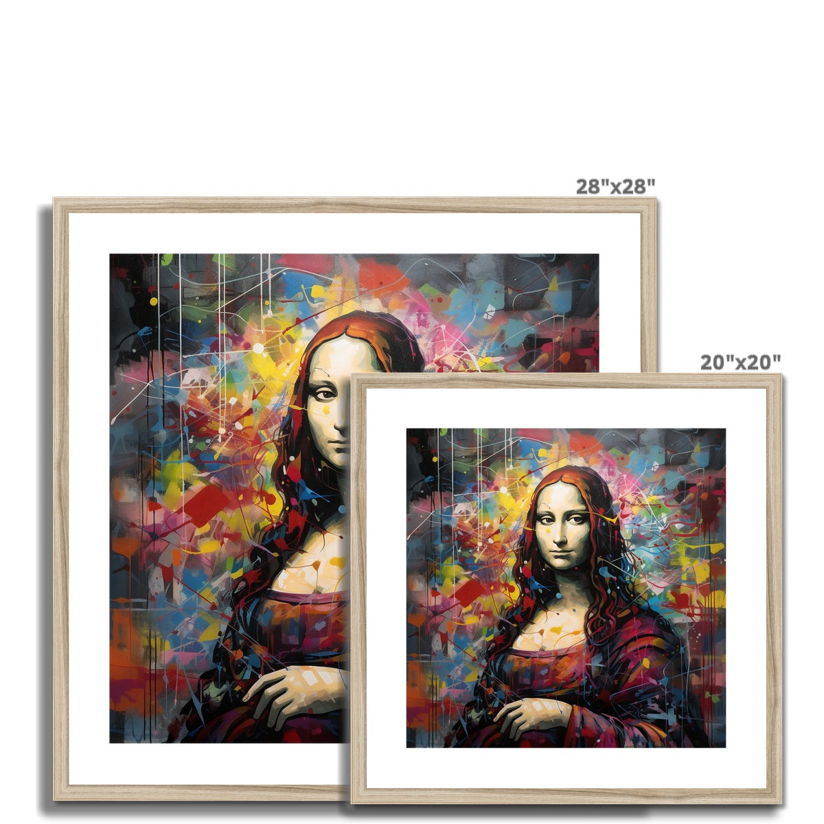 Mona Lisa Meets "Just Stop Oil": Limited Edition Framed & Mounted Print