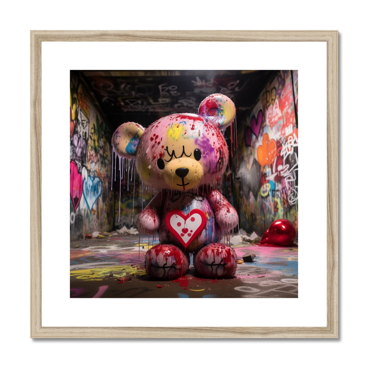 Teddy Got Drip: Limited Edition Framed & Mounted Print