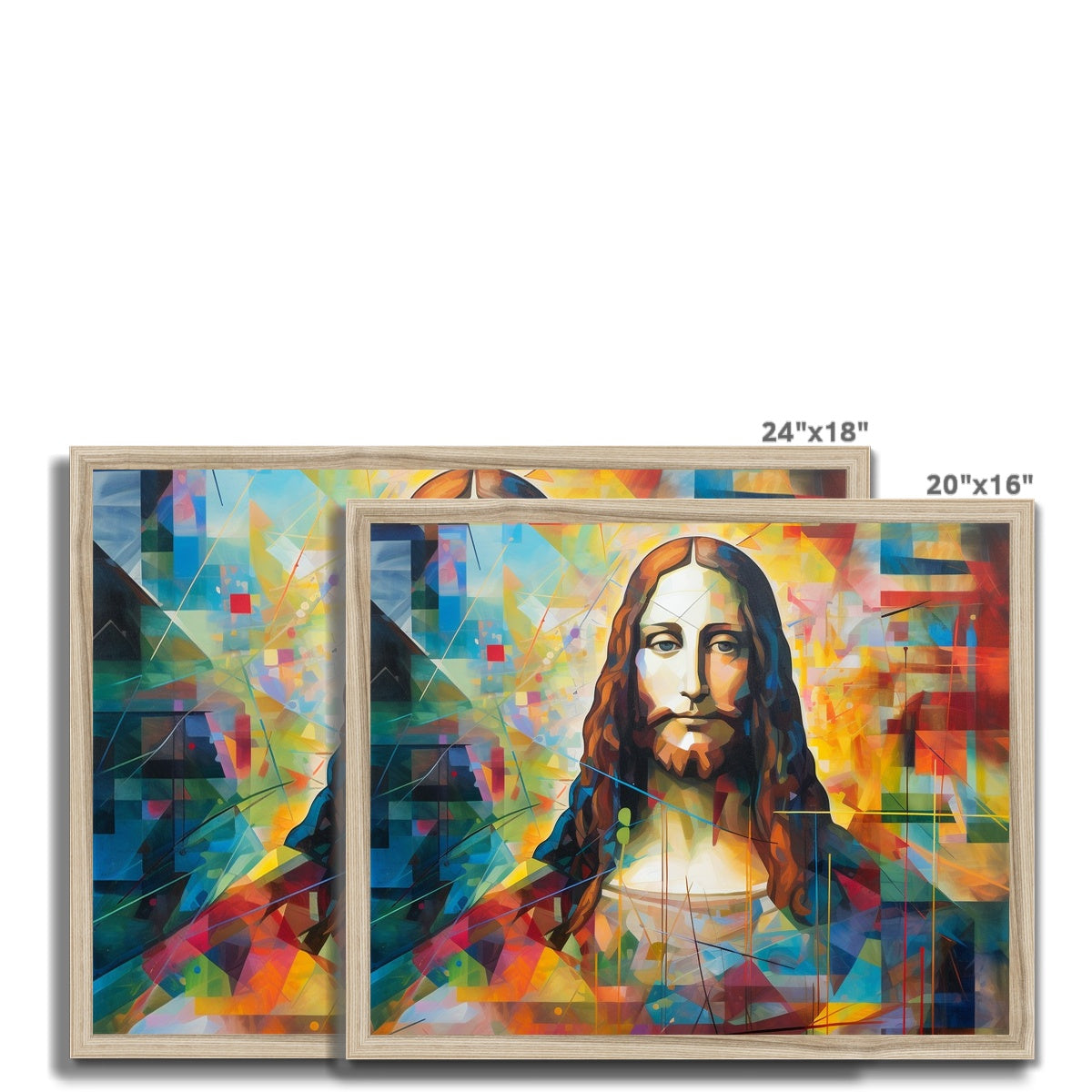 Jesus Walks: Mona Lisa Limited Edition Framed Print