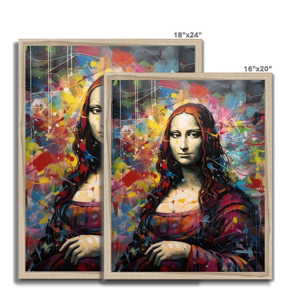 Mona Lisa Meets "Just Stop Oil": Limited Edition Framed Print