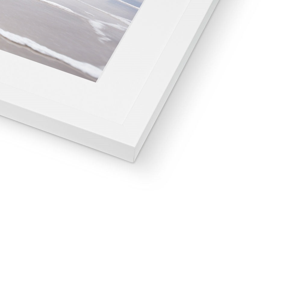 Ferarri 458 Tearing Through The Uyuni Salt Flats  Framed & Mounted Print