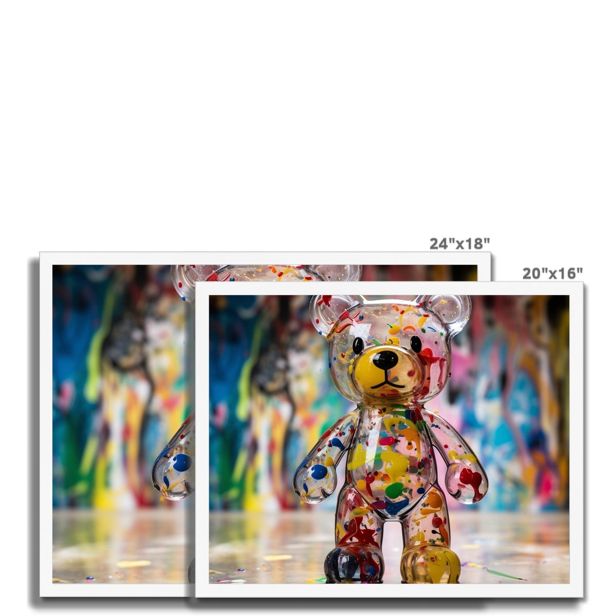 Glass Statue: Limited Edition Framed Print