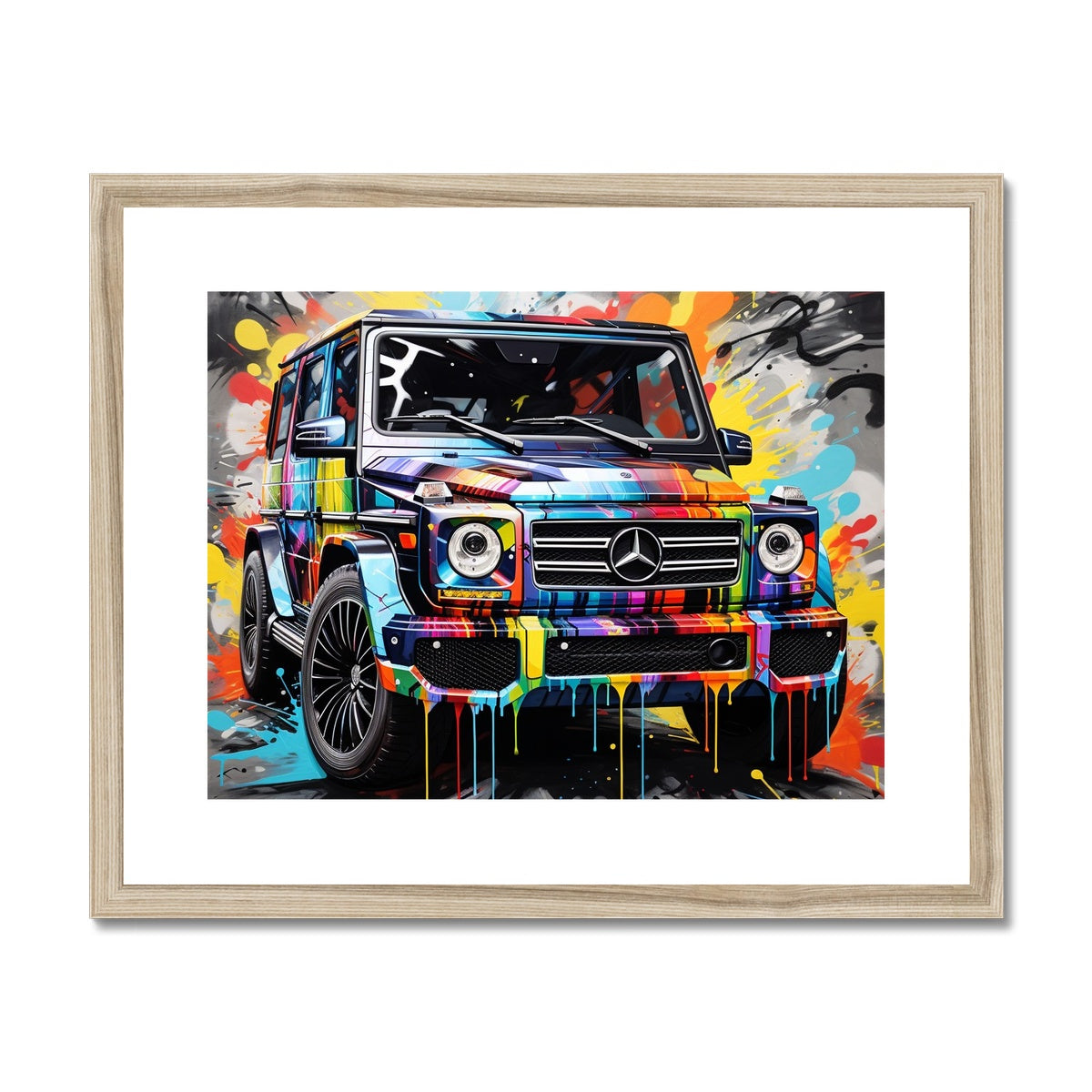 Mercedes G Wagon Framed & Mounted Print