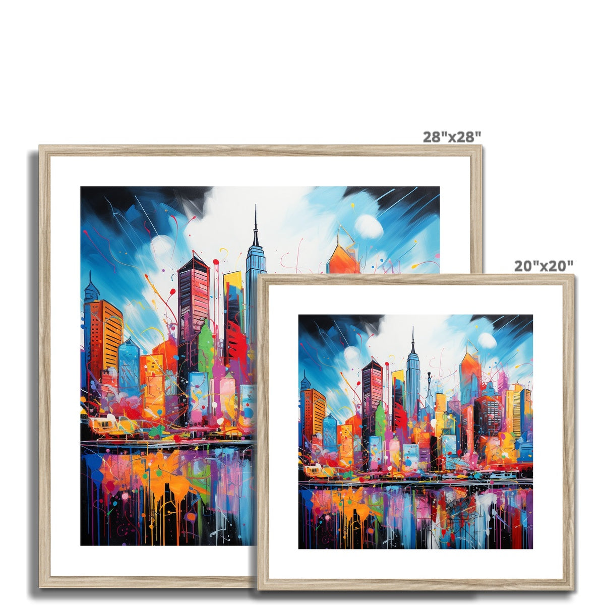 The Big Apple, New York City Framed & Mounted Print