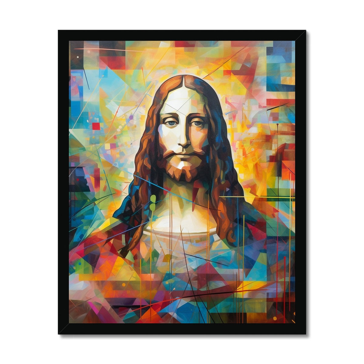 Jesus Walks: Mona Lisa Limited Edition Framed Print