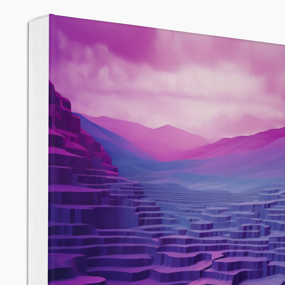 Purple Hills: The Mona Lisa Limited Edition Canvas