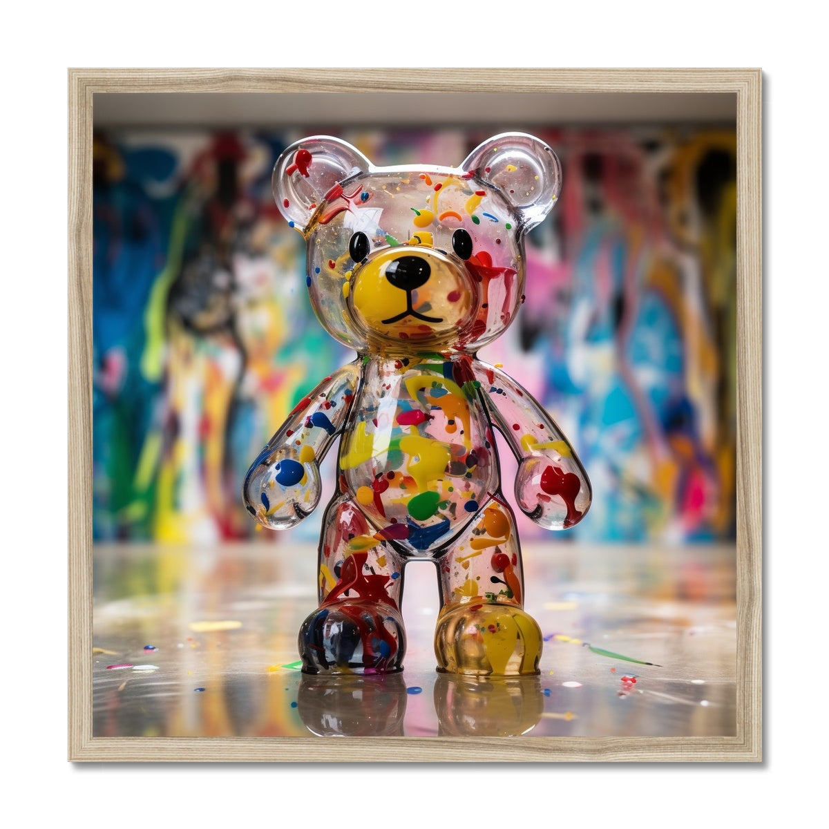 Glass Statue: Limited Edition Framed Print