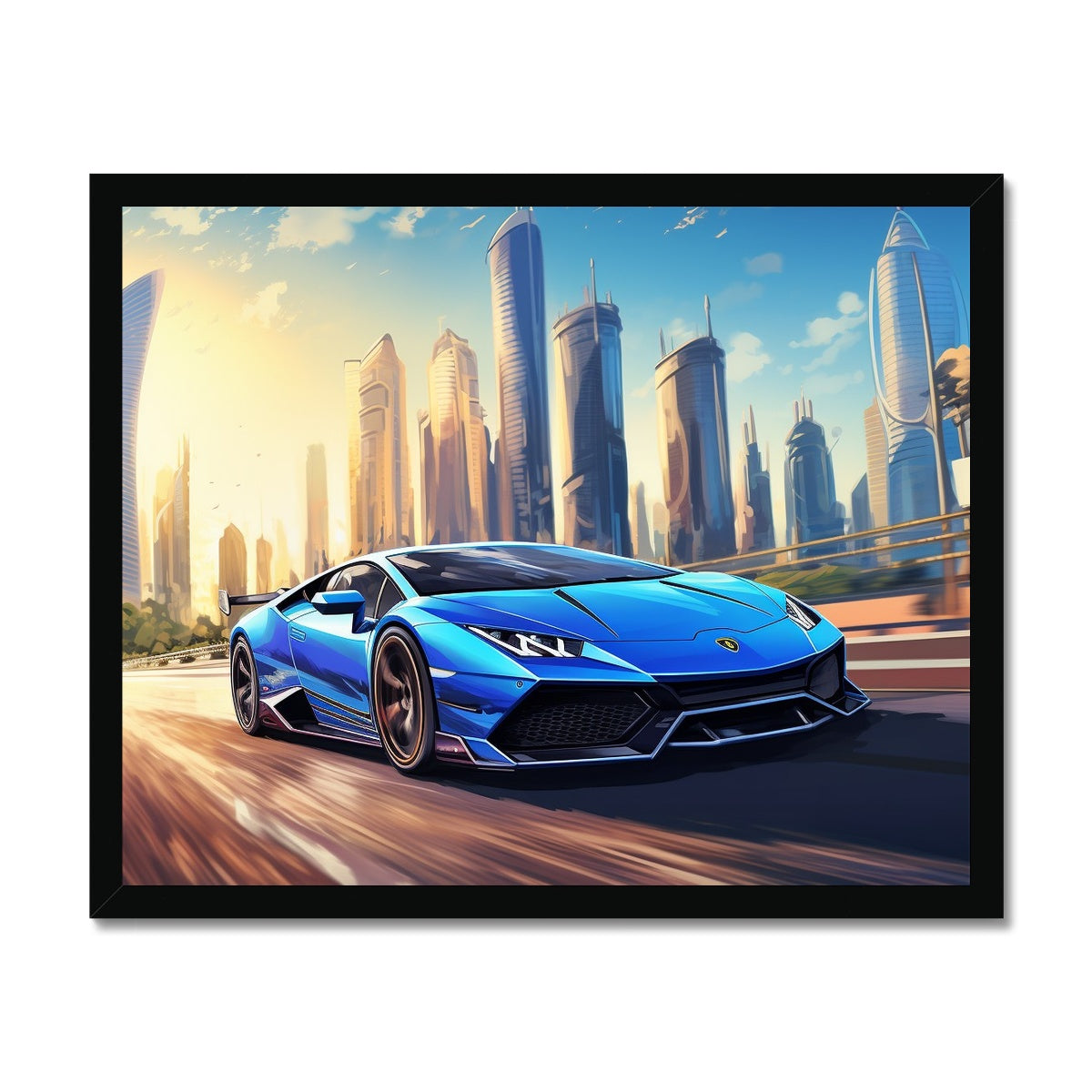 Lamborghini Bombs Framed Print