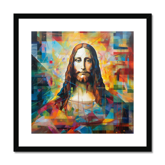 Jesus Walks: Mona Lisa Limited Edition Framed & Mounted Print
