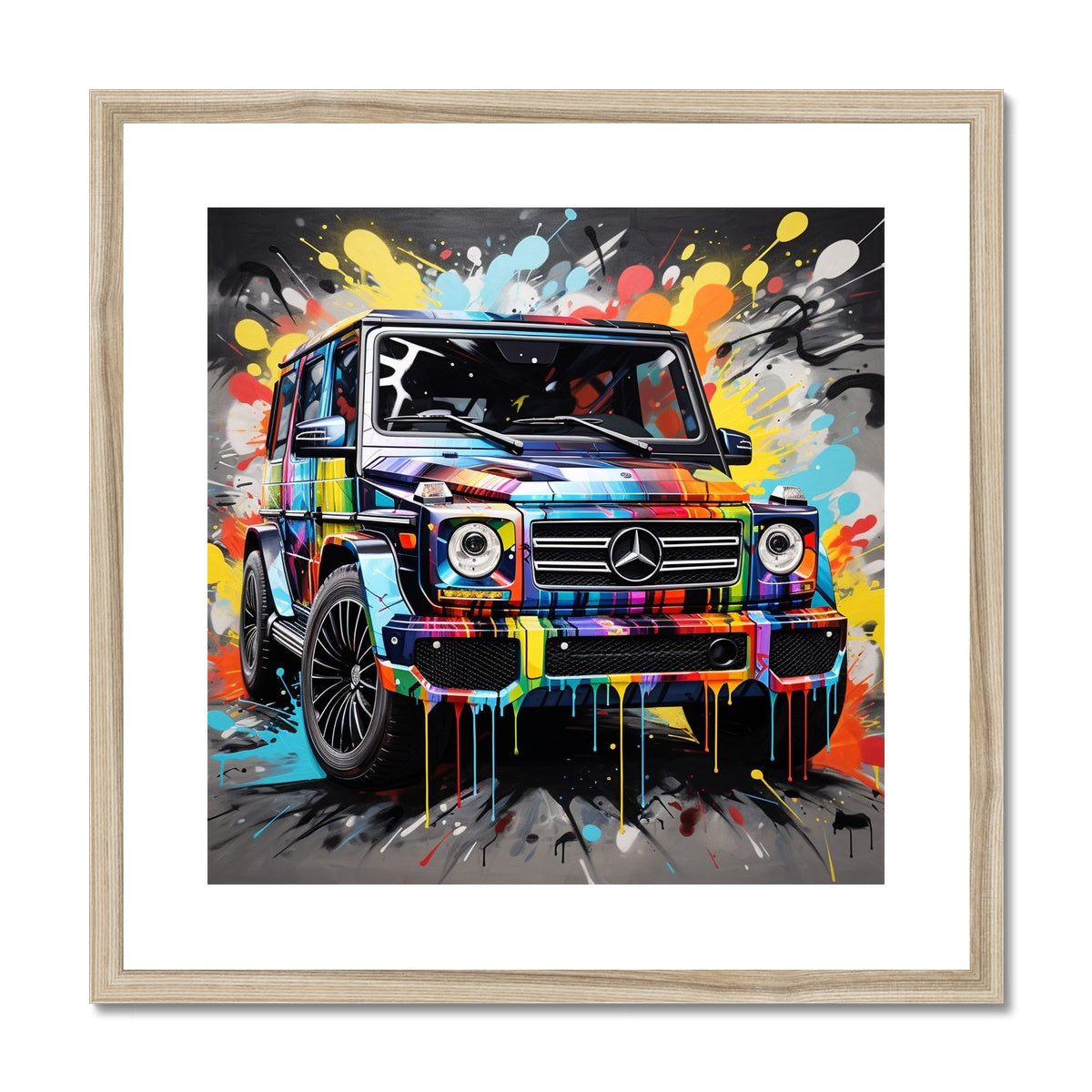 Mercedes G Wagon Framed & Mounted Print