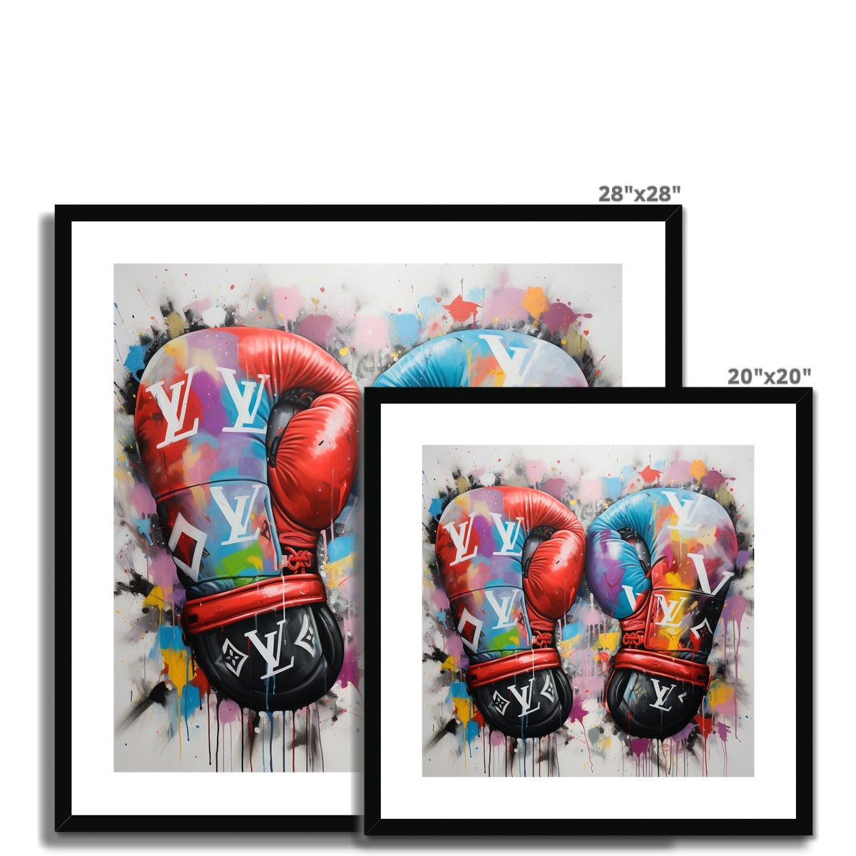 And Coming Into The Ring Framed & Mounted Print