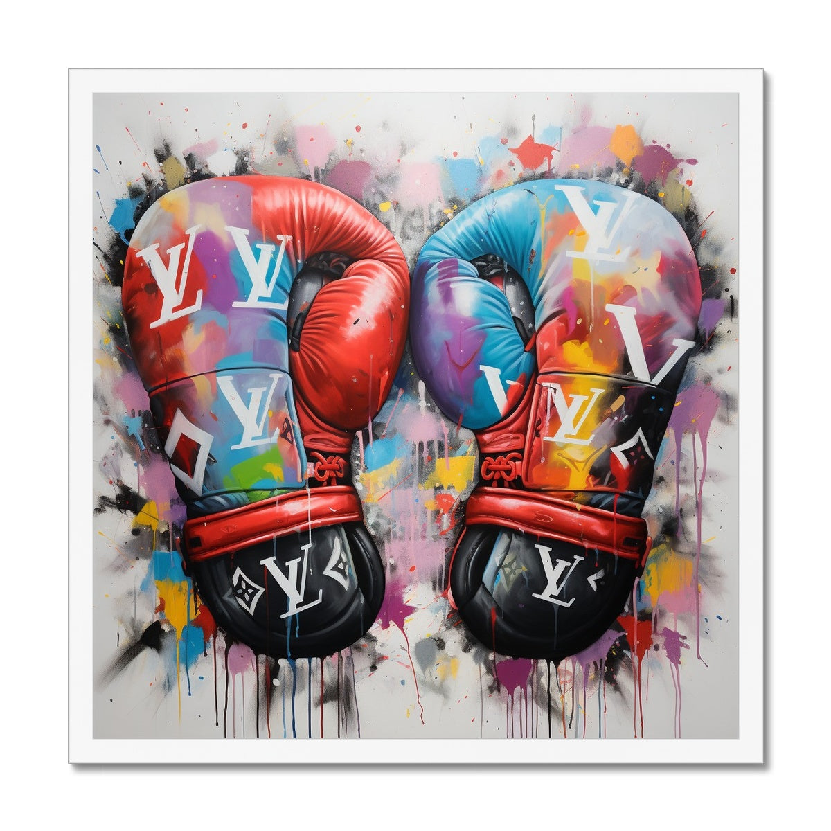 And Coming Into The Ring Framed Print