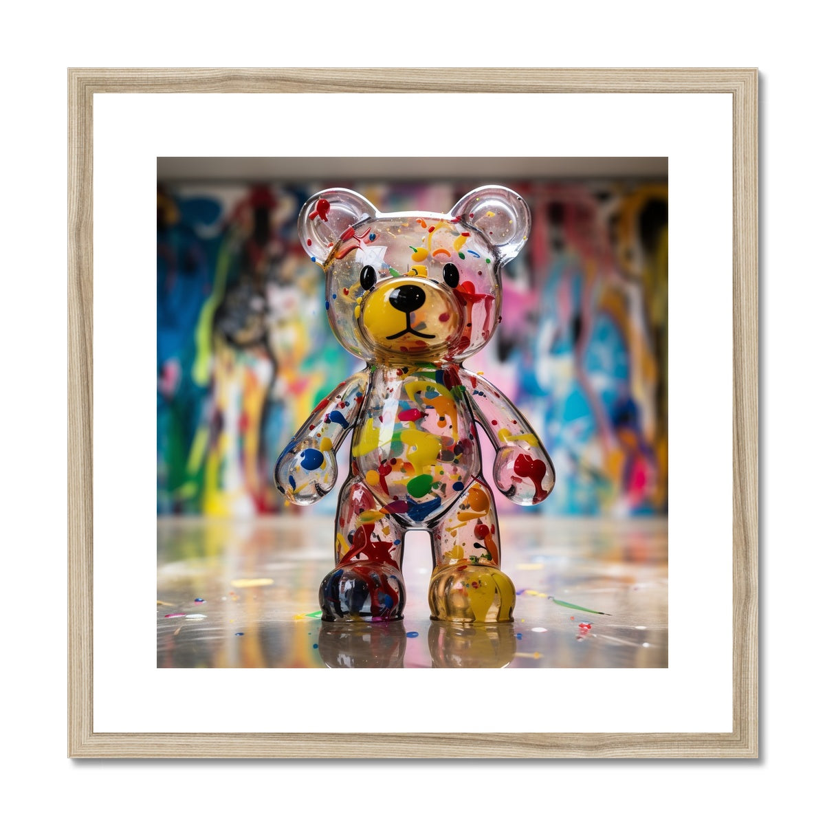 Glass Statue: Limited Edition Framed & Mounted Print