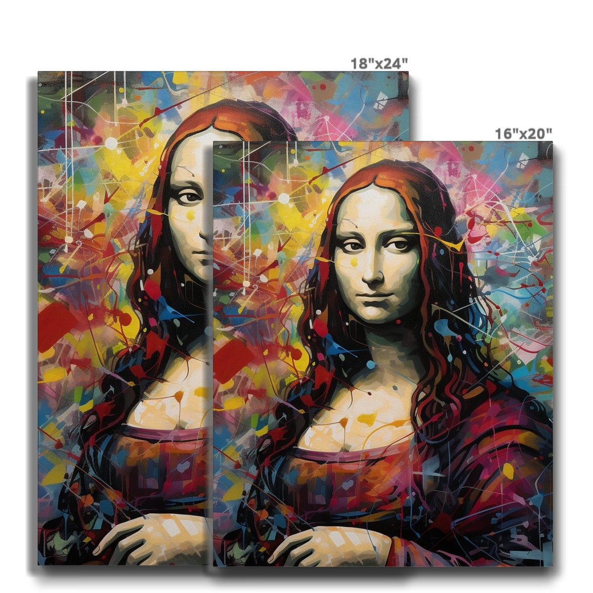 Mona Lisa Meets "Just Stop Oil": Limited Edition Canvas