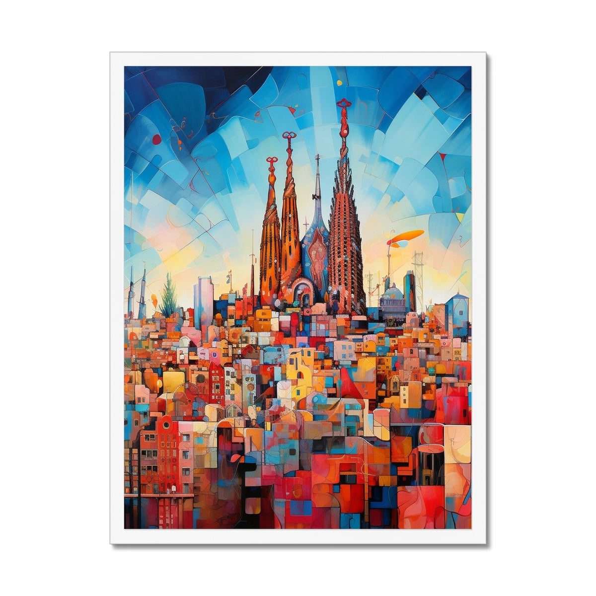 Barcelona  Framed Print