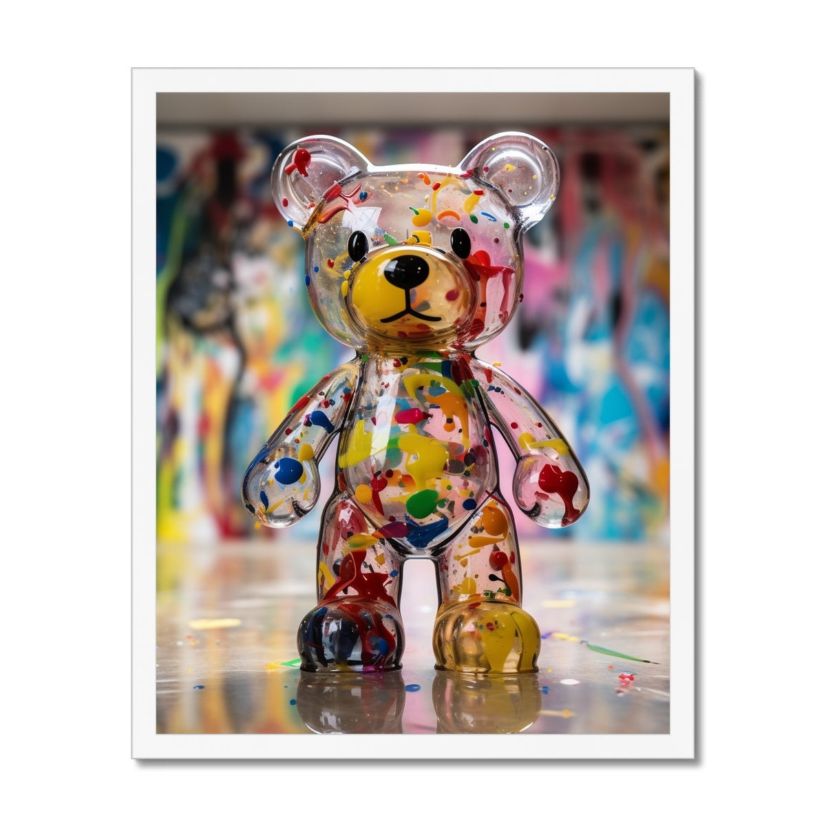 Glass Statue: Limited Edition Framed Print