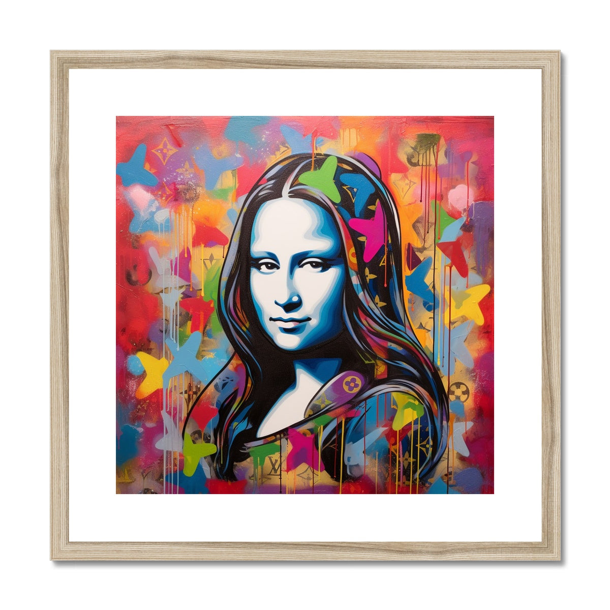 Gen Z Mona Lisa Louis Vuitton: Limited Edition Framed & Mounted Print