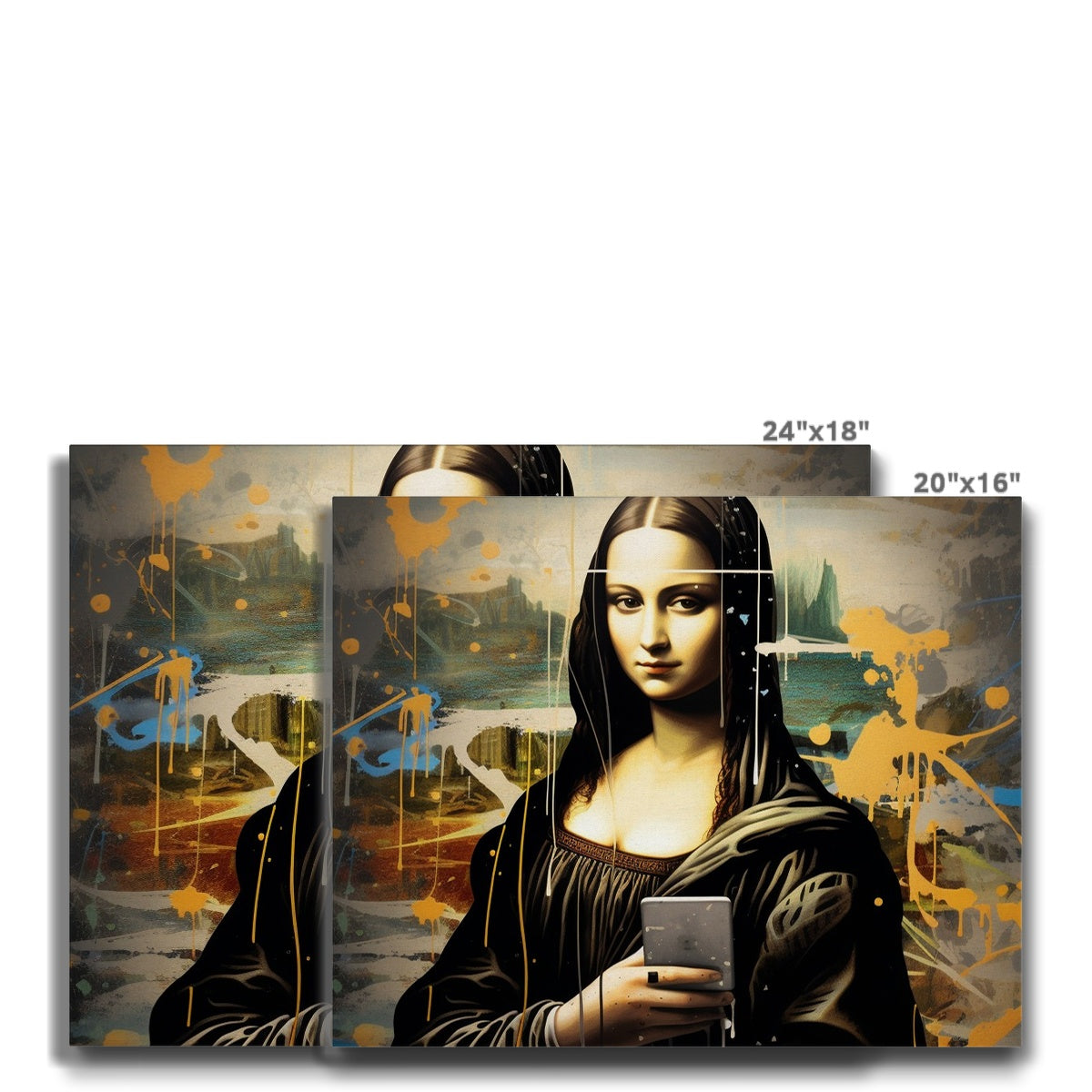 Millenial: The Mona Lisa Limited Edition Canvas