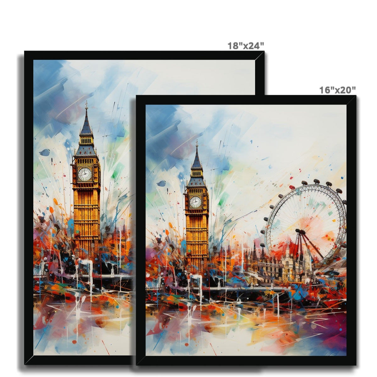 London Town Framed Print