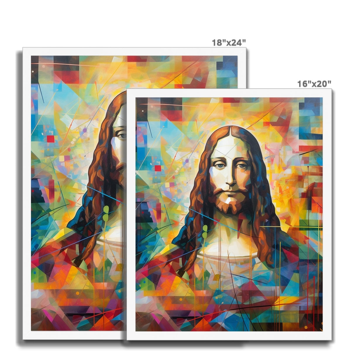 Jesus Walks: Mona Lisa Limited Edition Framed Print