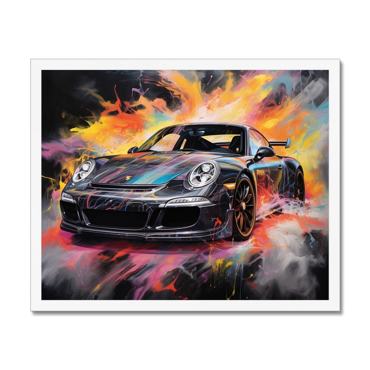 Porsche 911 Turbo Framed Print