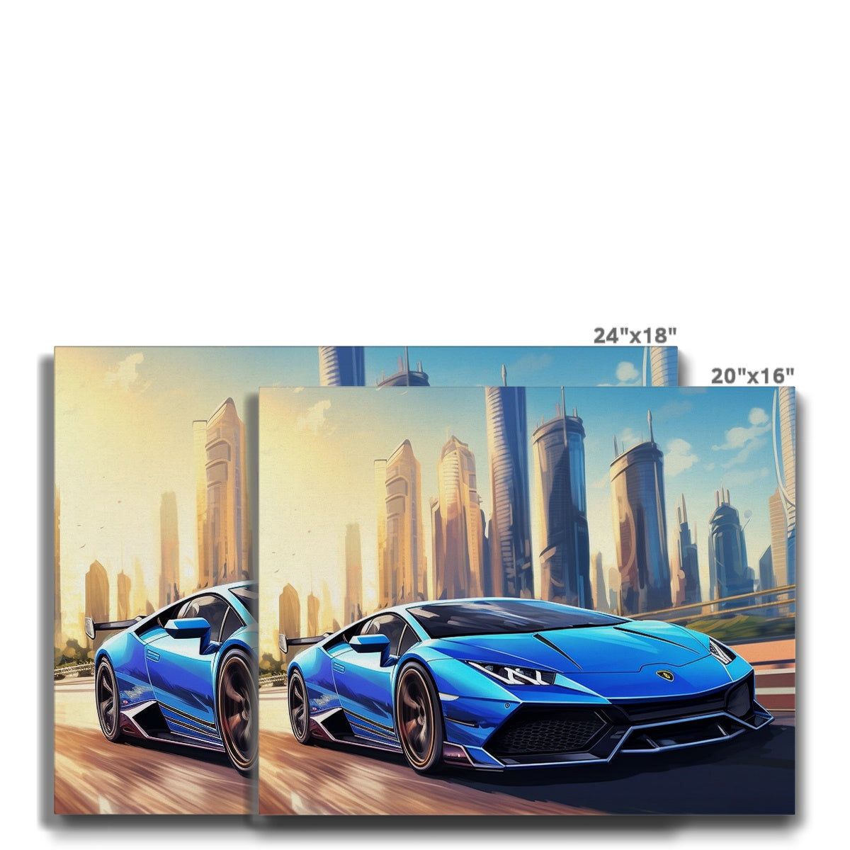 Lamborghini Bombs Canvas