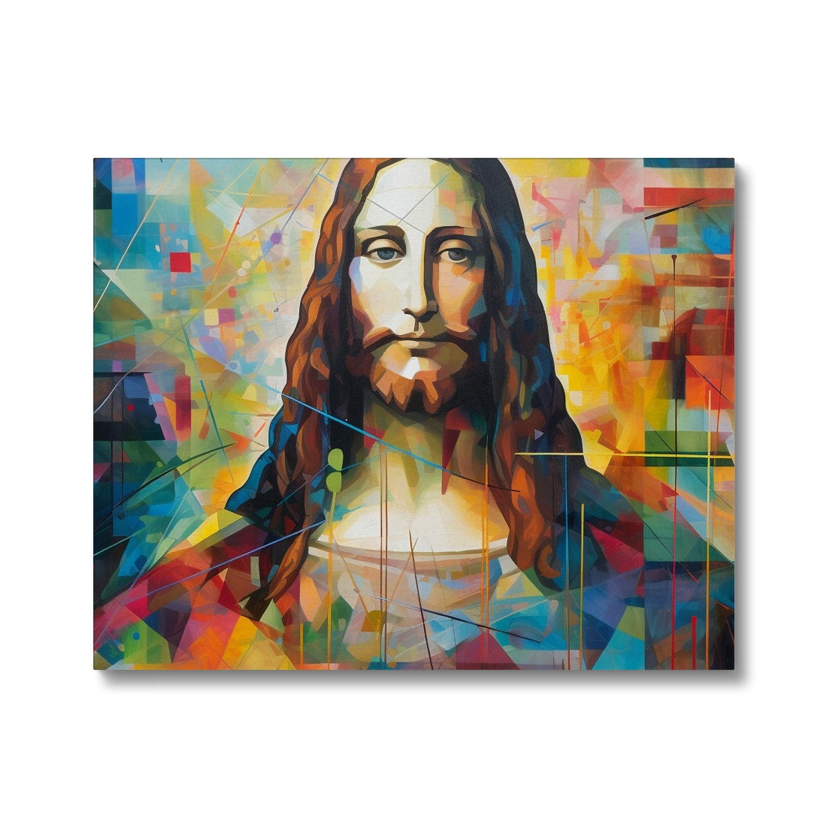 Jesus Walks: Mona Lisa Limited Edition Canvas