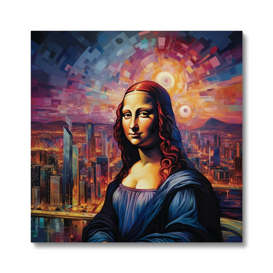 CityScape Mona Lisa: Limited Edition Canvas
