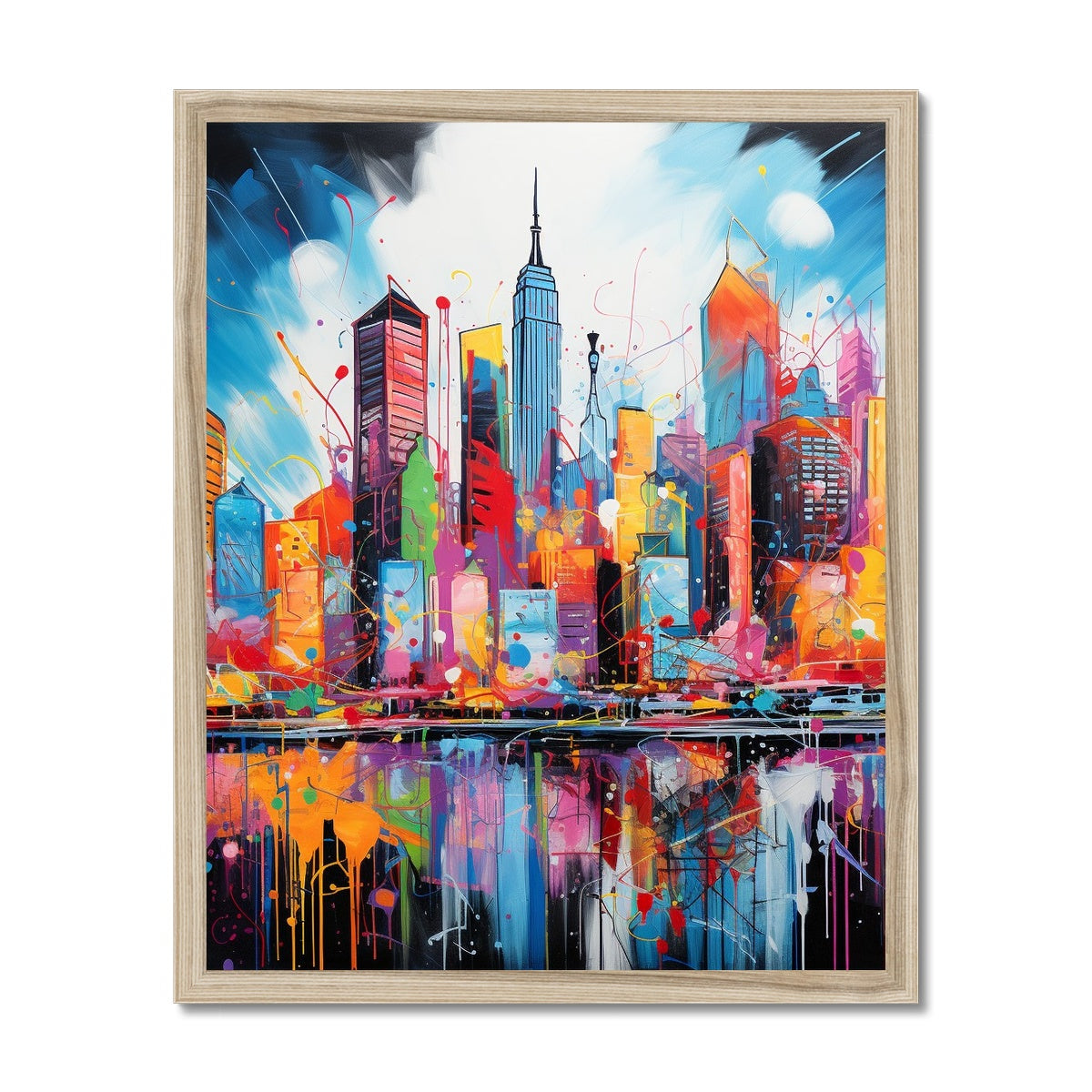 The Big Apple, New York City Framed Print