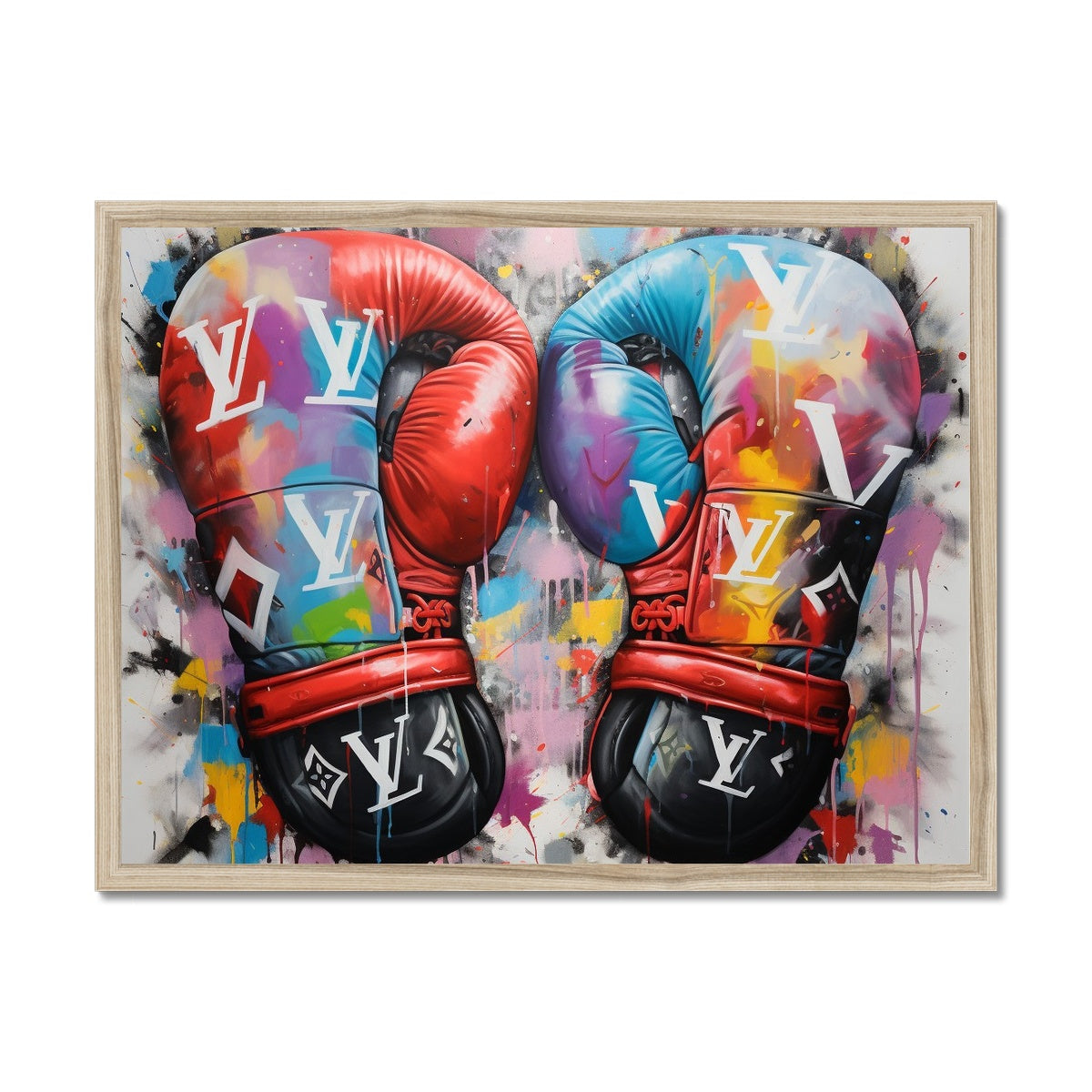 And Coming Into The Ring Framed Print