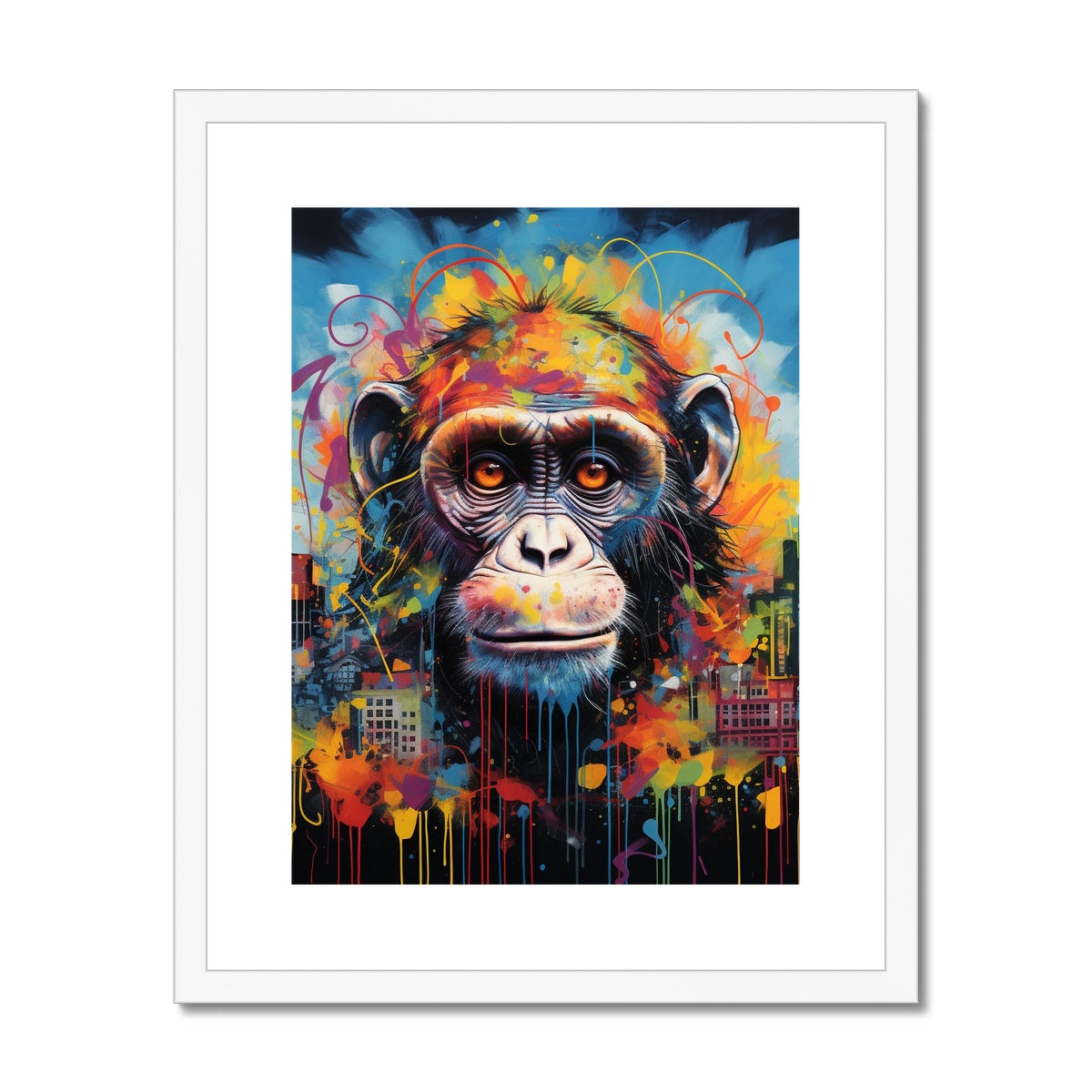 Finger Paint: Limited Edition Framed & Mounted Print