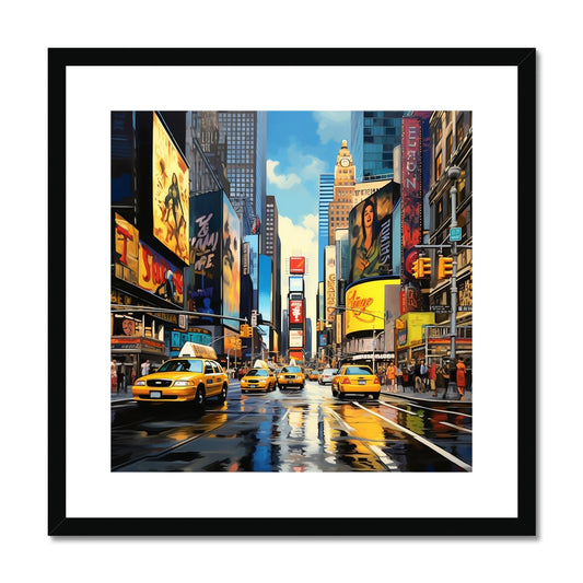 Broadway, New York  Framed & Mounted Print