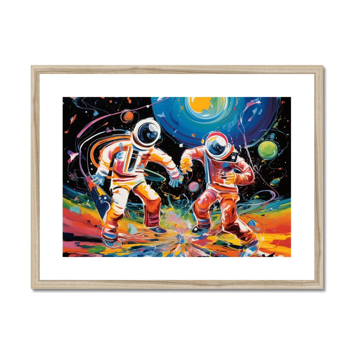Spaceman  Framed & Mounted Print